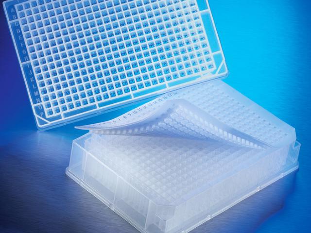 Corning 384 Well Clear Round Bottom Pol