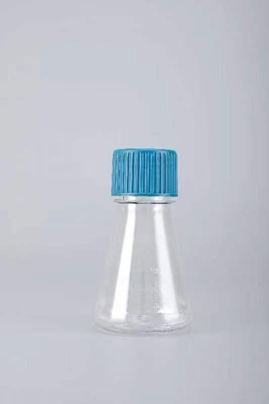 IVT LabFlow 125ml Erlenmeyer flasks with vent cap, PETG, ste